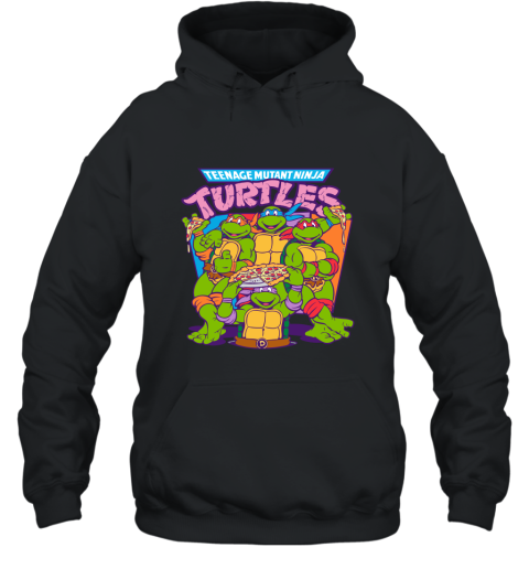 Teenage Mutant Ninja Turtles Pizza _ Smiles T Shirt AZ Hooded