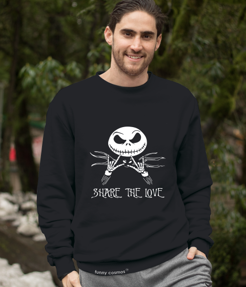 Nightmare Before Christmas T Shirt, Jack Skellington T Shirt, Share The Love Tshirt, Halloween Gifts