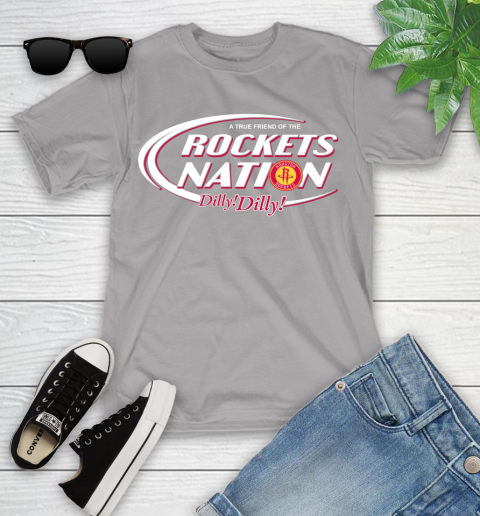 NBA A True Friend Of The Houston Rockets Dilly Dilly Basketball Sports Youth T-Shirt 4