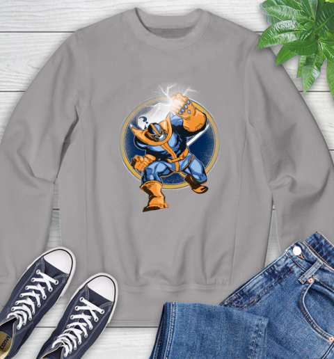 Buffalo Sabres NHL Hockey Thanos Avengers Infinity War Marvel Sweatshirt 5