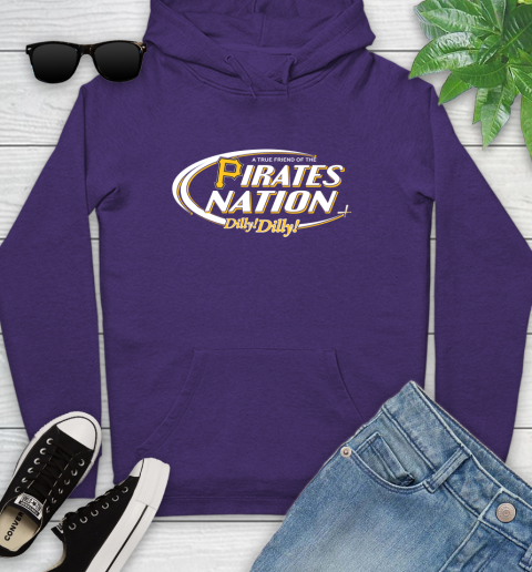 MLB A True Friend Of The Pittsburgh Pirates Dilly Dilly Baseball Sports Youth Hoodie 5
