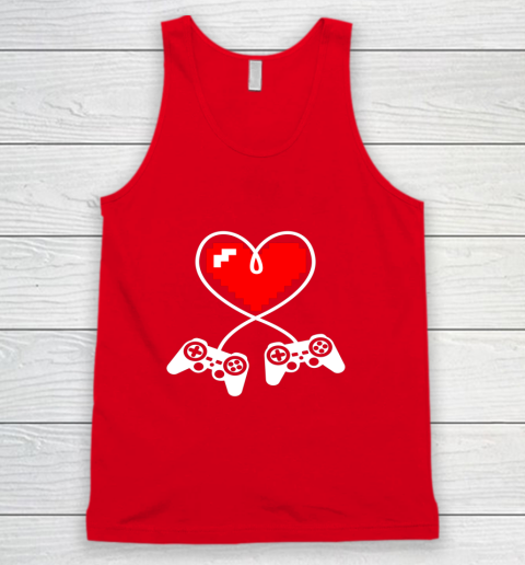 This Is My Valentine Pajama Shirt Gamer Controller Tank Top 4