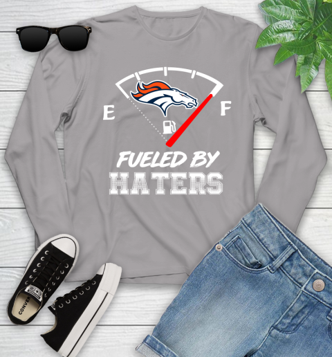 Denver Broncos NFL Football Fueled By Haters Sports Youth Long Sleeve 5