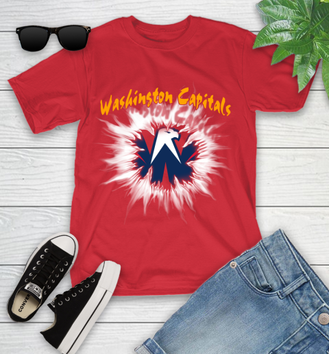 Washington Capitals NHL Hockey Adoring Fan Rip Sports Youth T-Shirt 13