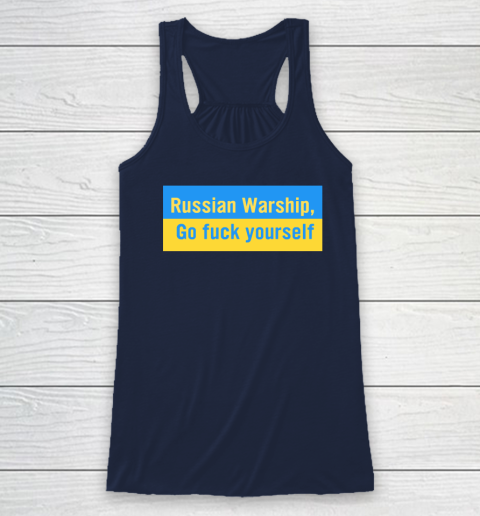 Russian Warship Go Fuck Yourself Shirt Racerback Tank 5