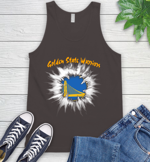 Golden State Warriors NBA Basketball Rip Sports Tank Top 7 Golden State Warriors NBA Basketball Rip Sports Tank Top - Image 7