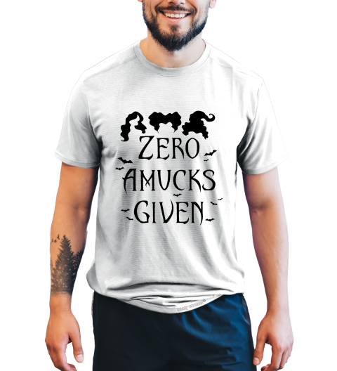 Hocus Pocus T Shirt, Zero Amucks Given Shirt, Winifred Mary Sarah Tshirt, Halloween Gifts