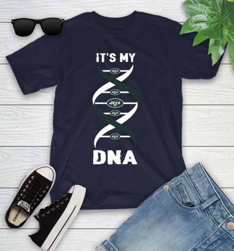 New York Jets NFL Football It's My DNA Sports (1) Youth T-Shirt 2