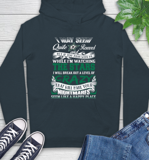 Dallas Stars NHL Hockey Don't Mess With Me While I'm Watching My Team Hoodie 7