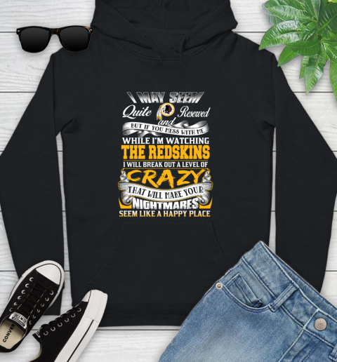 Washington Redskins NFL Football Don't Mess With Me While I'm Watching My Team Youth Hoodie