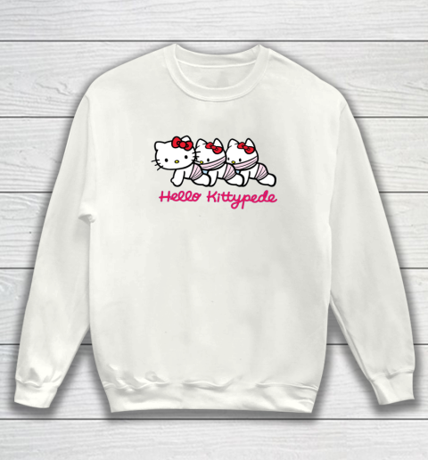 Hello Kittypede The Human Centipede Sweatshirt