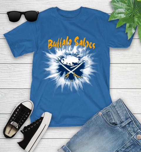 Buffalo Sabres NHL Hockey Adoring Fan Rip Sports Youth T-Shirt 12