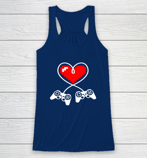 This Is My Valentine Pajama Shirt Gamer Controller Racerback Tank 4
