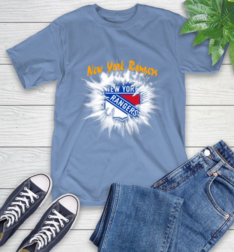 New York Rangers NHL Hockey Adoring Fan Rip Sports T-Shirt 12