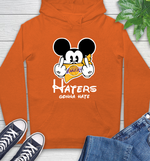 NBA Los Angeles Lakers Haters Gonna Hate Mickey Mouse Disney Basketball T Shirt Hoodie 4
