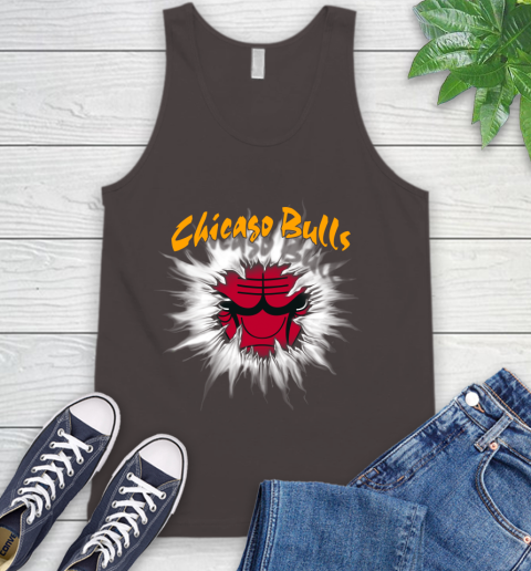 Chicago Bulls NBA Basketball Rip Sports Tank Top 6
