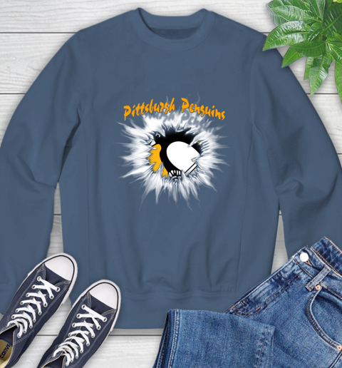 Pittsburgh Penguins NHL Hockey Adoring Fan Rip Sports Sweatshirt 8
