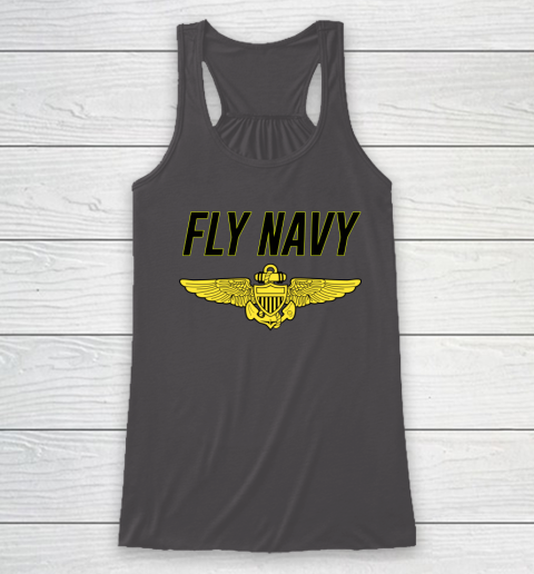 Fly Navy Shirt Pilot Wings Racerback Tank 14