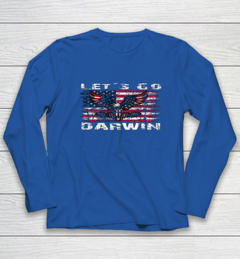 Let's go Darwin America Flag Eagle Long Sleeve T-Shirt 6