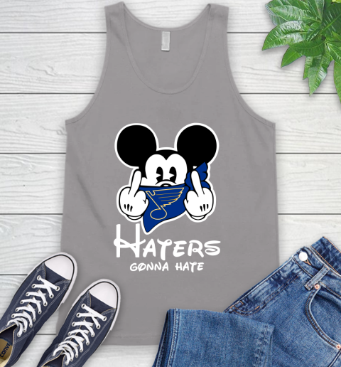 NHL St.Louis Blues Haters Gonna Hate Mickey Mouse Disney Hockey T Shirt Tank Top 3