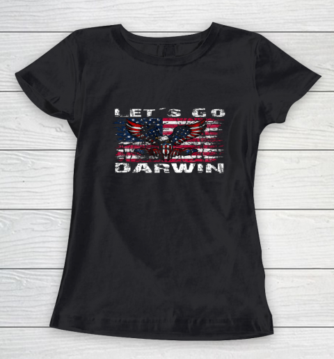 Let's go Darwin America Flag Eagle Women's T-Shirt 1
