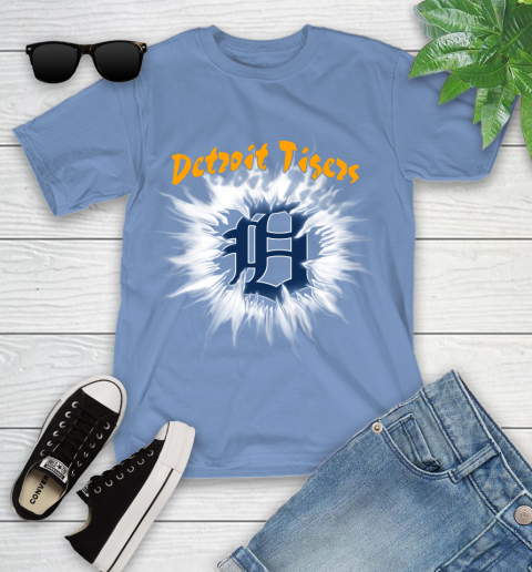 Detroit Tigers MLB Baseball Adoring Fan Rip Sports Youth T-Shirt 15