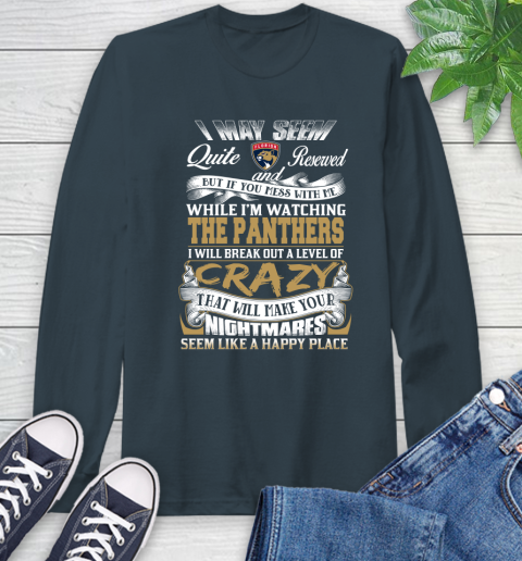 Florida Panthers NHL Hockey Don't Mess With Me While I'm Watching My Team Long Sleeve T-Shirt 9