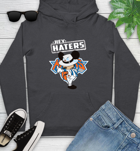 NBA Hey Haters Mickey Basketball Sports New York Knicks Youth Hoodie 8