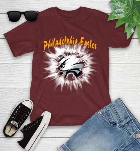 Philadelphia Eagles NFL Football Adoring Fan Rip Sports Youth T-Shirt 14