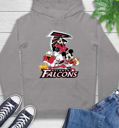 NFL Atlanta Falcons Mickey Mouse Donald Duck Goofy Football Shirt Hoodie 6