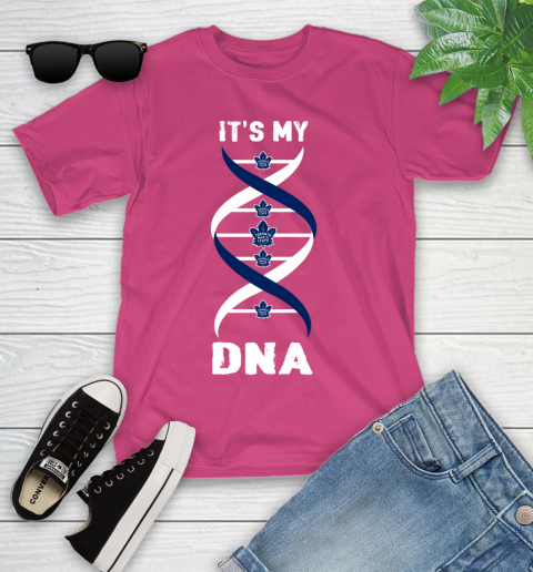 Toronto Maple Leafs NHL Hockey It's My DNA Sports Youth T-Shirt 11