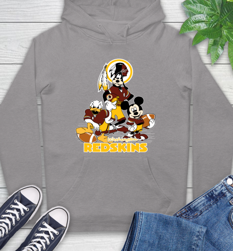 NFL Washington Redskins Mickey Mouse Donald Duck Goofy Football Shirt Hoodie 6