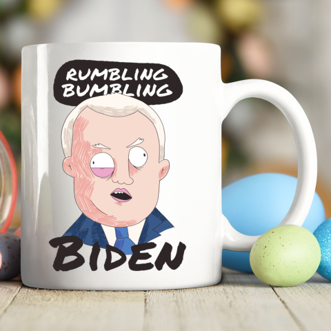 Cartoon Biden Republican Conservative Funny Anti Biden Ceramic Mug 11oz