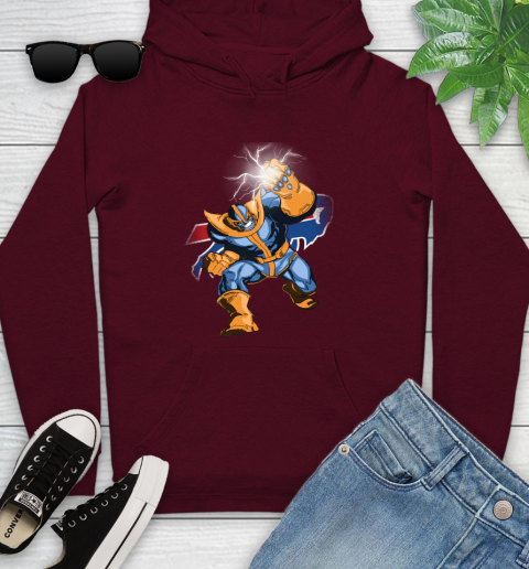 Buffalo Bills NFL Football Thanos Avengers Infinity War Marvel Youth Hoodie 7
