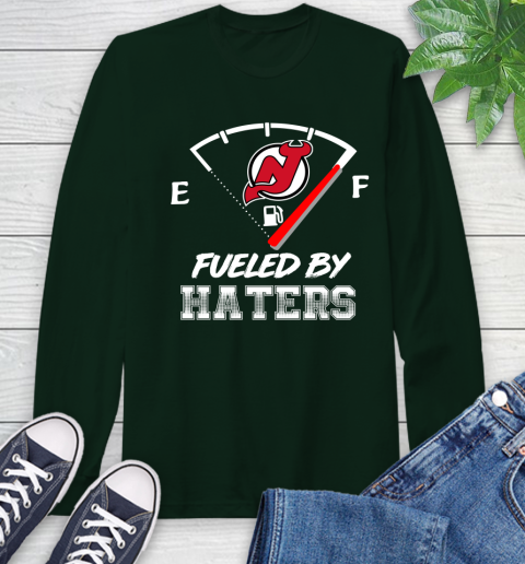 New Jersey Devils NHL Hockey Fueled By Haters Sports Long Sleeve T-Shirt 7