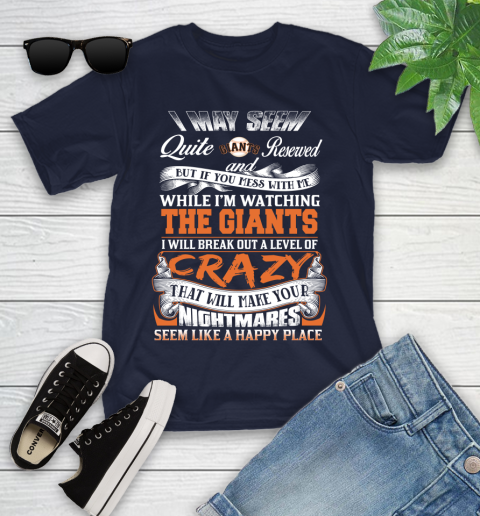 San Francisco Giants MLB Baseball Don't Mess With Me While I'm Watching My Team Youth T-Shirt 2