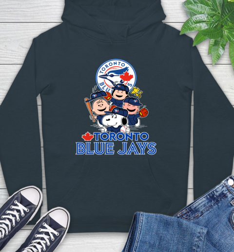 MLB Toronto Blue Jays Snoopy Charlie Brown Woodstock The Peanuts Movie Baseball T Shirt_000 Hoodie 7