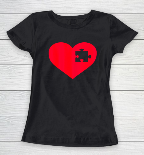 Family Valentine Insert Heart Gift Women's T-Shirt 9