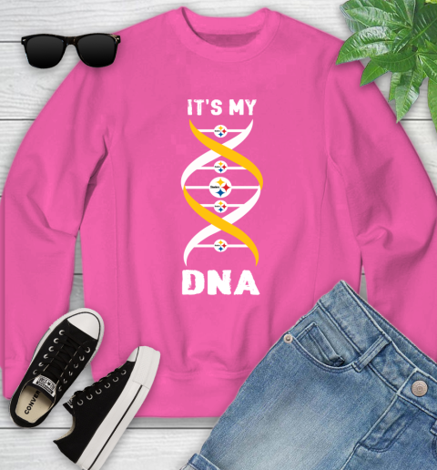 Pittsburgh Steelers NFL Football It's My DNA Sports Youth Sweatshirt 6