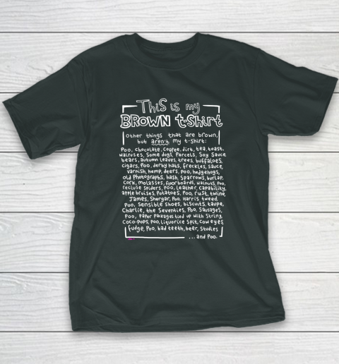 This Is My Brown Youth T-Shirt 3