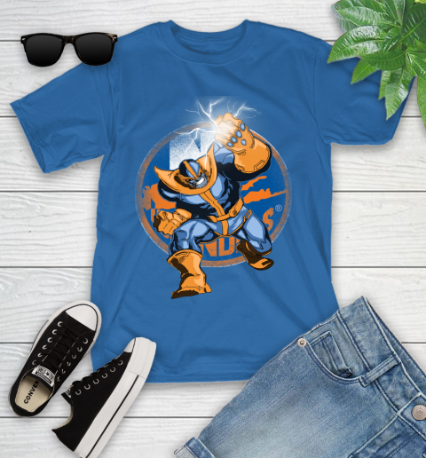 New York Islanders NHL Hockey Thanos Avengers Infinity War Marvel Youth T-Shirt 12