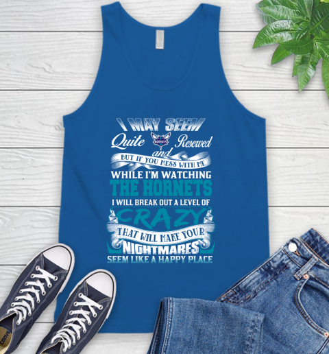Charlotte Hornets NBA Basketball Don't Mess With Me While I'm Watching My Team Tank Top 4