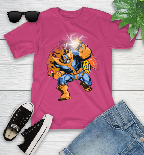 Chicago Blackhawks NHL Hockey Thanos Avengers Infinity War Marvel Youth T-Shirt 11