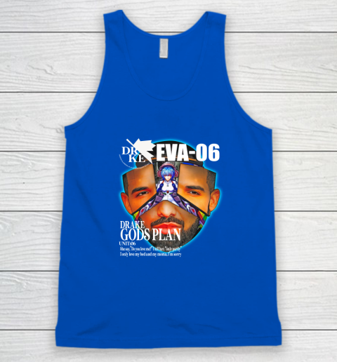 Drake Evangelion Shirt Drake Eva 06 Drake Gods Plan Tank Top 3