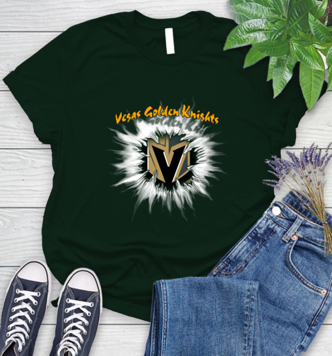 Vegas Golden Knights NHL Hockey Adoring Fan Rip Sports Women's T-Shirt 6