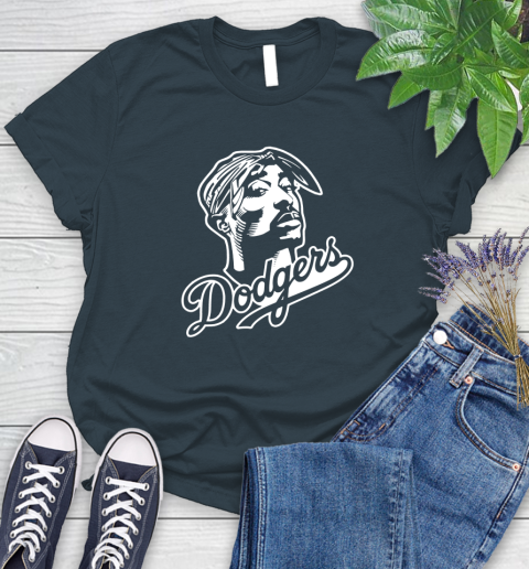 Tupac Dodgers Women's T-Shirt 11