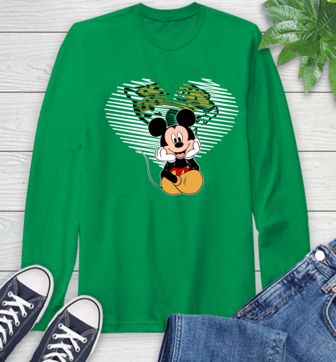 NFL Jacksonville Jaguars The Heart Mickey Mouse Disney Football T Shirt_000 Long Sleeve T-Shirt 8