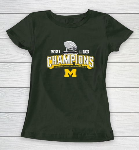 Michigan Big Ten 2021 East Division Champions Women's T-Shirt 3