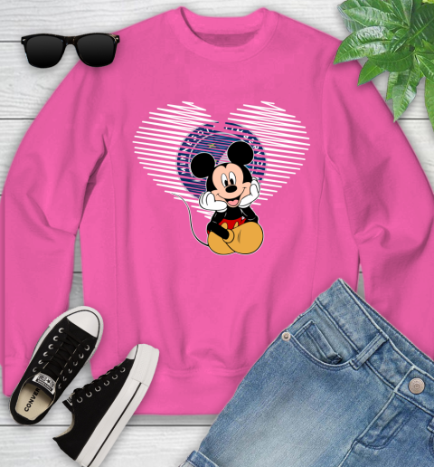 NBA Minnesota Timberwolves The Heart Mickey Mouse Disney Basketball Youth Sweatshirt 6
