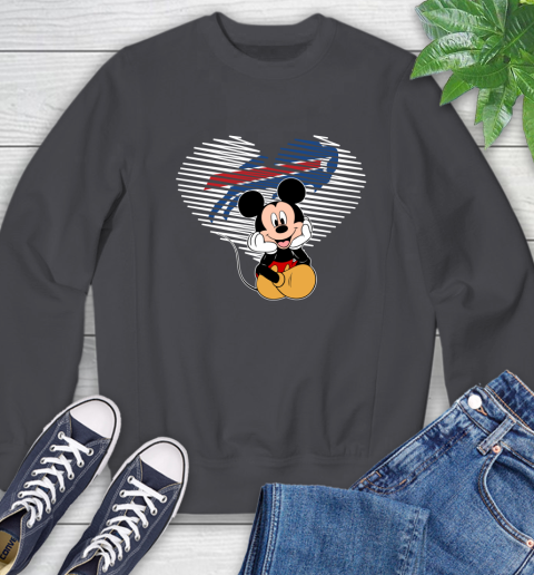 NFL Buffalo Bills The Heart Mickey Mouse Disney Football T Shirt_000 Sweatshirt 18